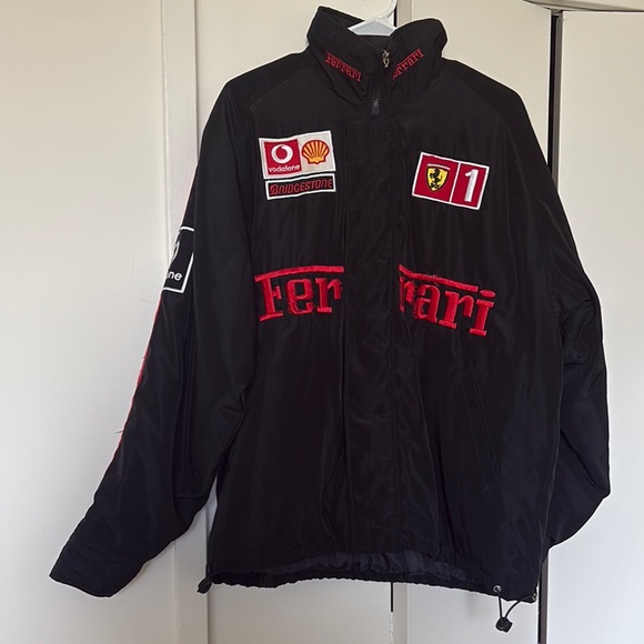 Ferrari Black and Red Performance Racing Jacket - Picture 1 of 9